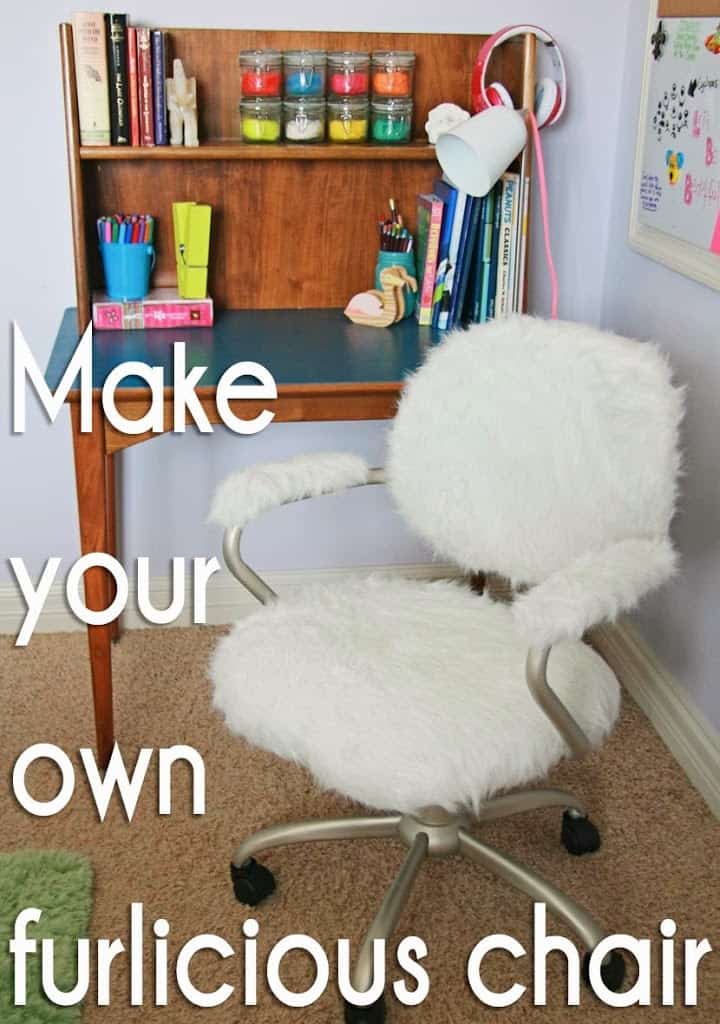 Furry Desk Chair Pottery Barn Hack Deeplysouthernhome