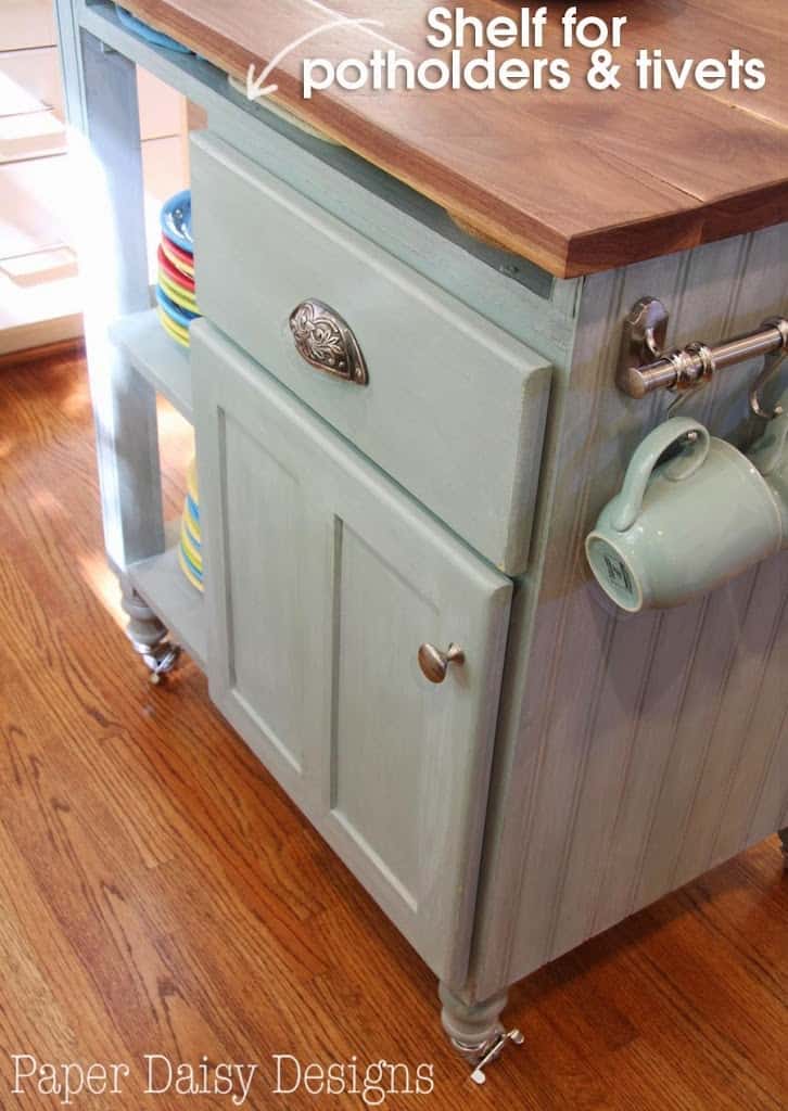 How to Trick-Out a Rolling Kitchen Cart