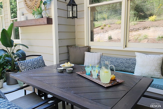 Patio 2025 banquette seating