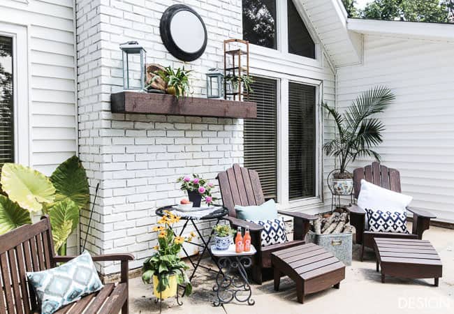 On the Road: How a few key elements transformed this patio. - Deeply ...