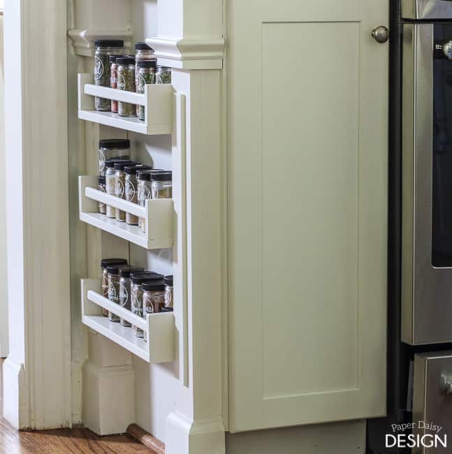 Easy Built in Spice Rack Bekvam Ikea Hack Deeply Southern Home