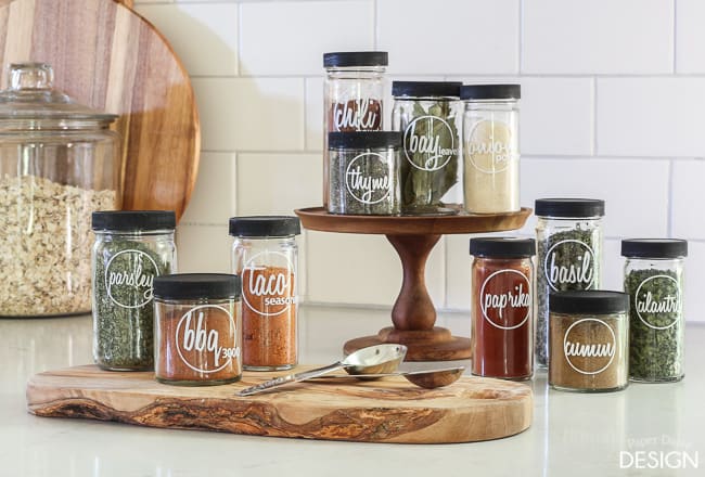 Free Printable Spice Jar Labels to Organize Your Kitchen