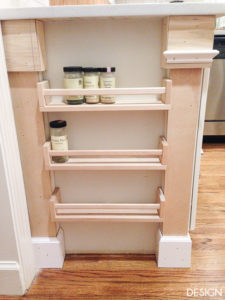 Easy Built-in Spice Rack {Bekvam Ikea Hack} - Deeply Southern Home