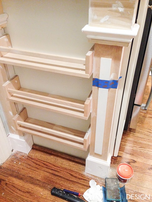 How to Make a Built-In Spice Rack