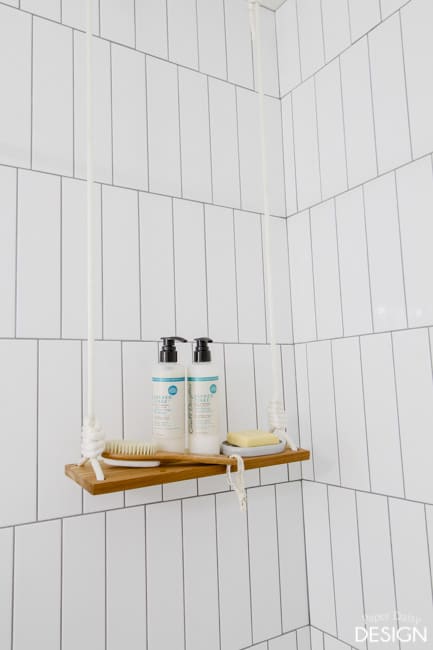 Hang a Swing Shelf in the Shower or Anywhere!