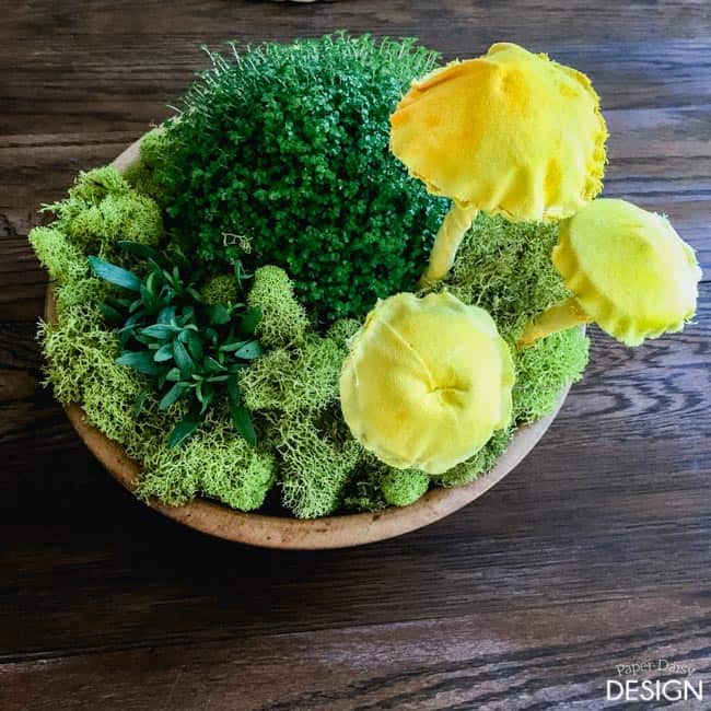 Moss bowl restoration hardware inspired.  Moss decor, Restoration hardware  inspired, Non floral centerpieces