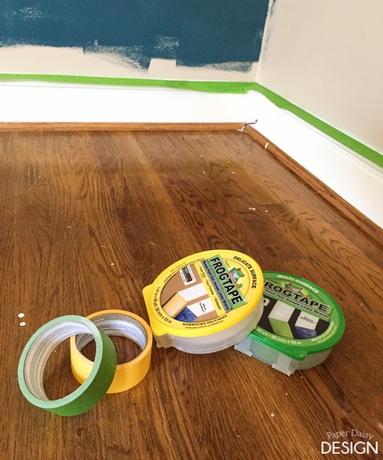 How to Paint Baseboards with FrogTape® - The Kreative Life