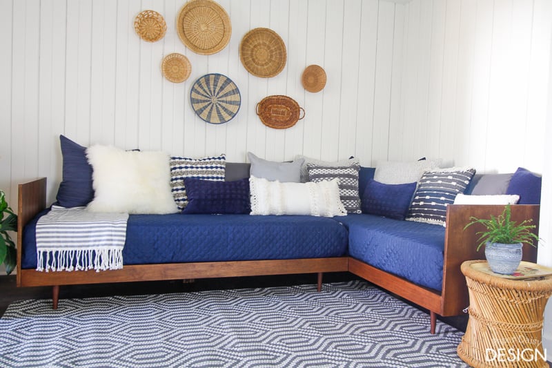 Plywood Mid Century Modern Daybed Diy Deeplysouthernhome