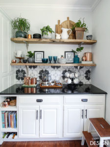 Black and White Kitchen Reveal - Deeply Southern Home