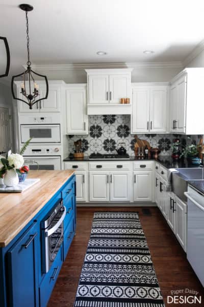 Black and White Kitchen Reveal - Deeply Southern Home