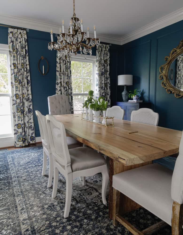 One Room Challenge Fall 2017/ Deep & Moody Dining Room