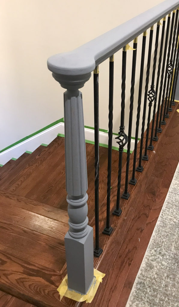 Paint Handrail, Stair Risers and Trim Perfectly Every Time! Deeply Southern Home