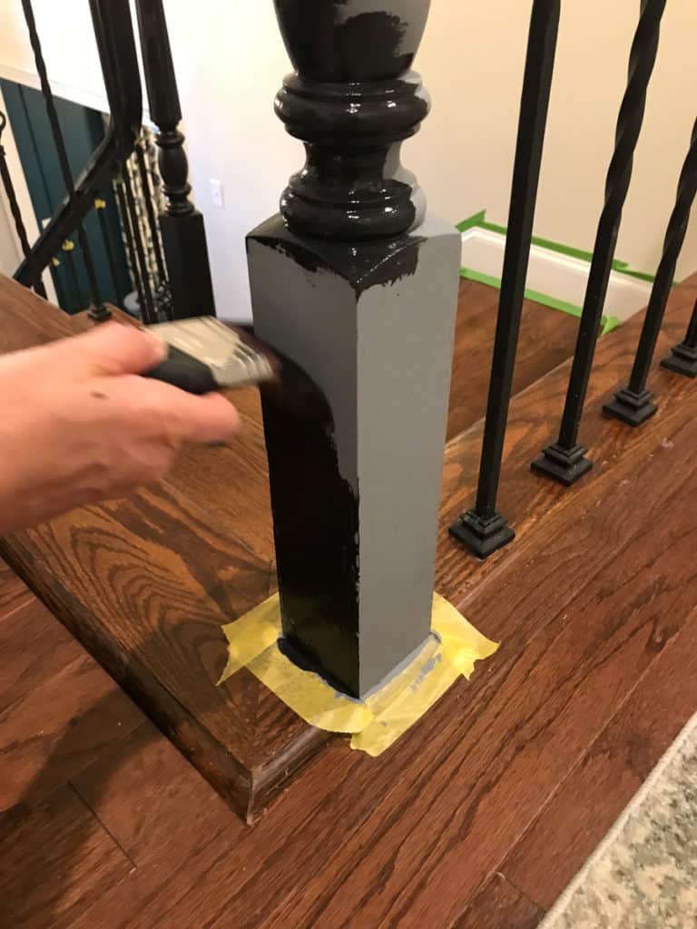 Paint Handrail, Stair Risers and Trim Perfectly Every Time! Deeply Southern Home