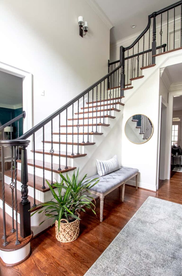 Paint Handrail, Stair Risers And Trim Perfectly Every Time! - Deeply ...