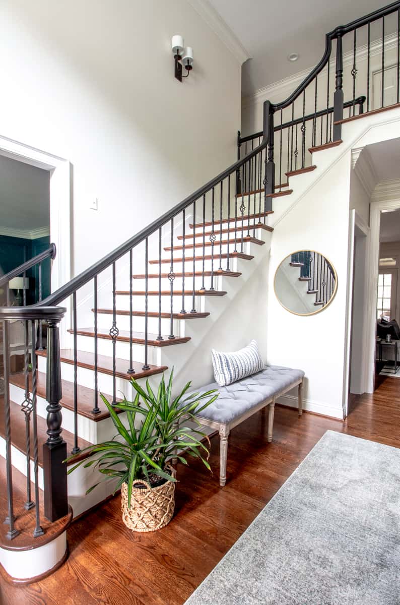 Paint Handrail Stair Risers and Trim Perfectly Every Time