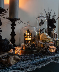 Halloween Cloche DIY - Deeply Southern Home