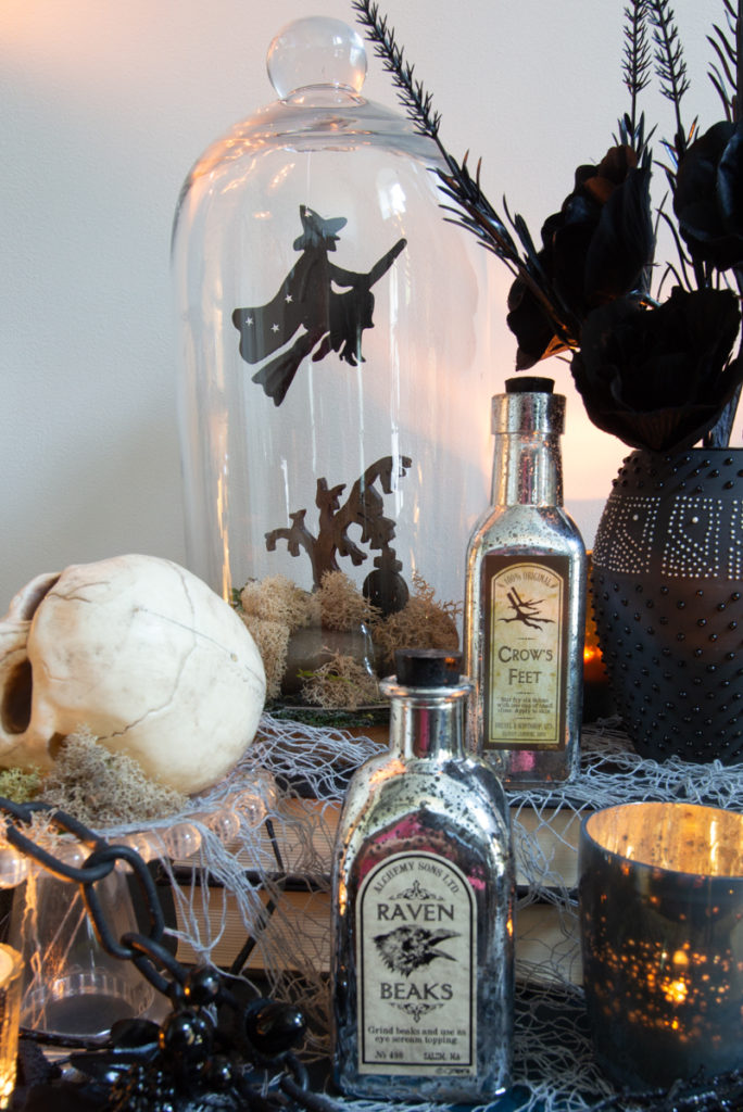 Halloween Cloche DIY - Deeply Southern Home