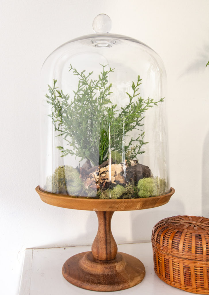 DIY Spring Terrarium Mantle - Deeply Southern Home