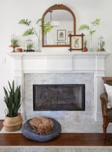 DIY Spring Terrarium Mantle - Deeply Southern Home