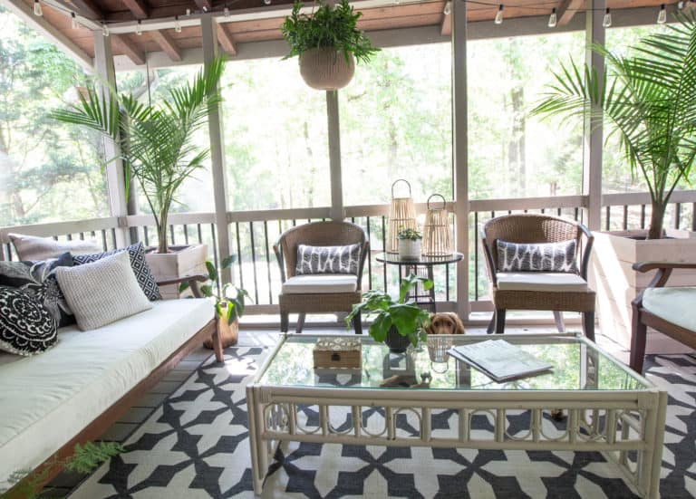 9 Essentials for a Stylish, Cozy Porch or Patio - Deeply Southern Home