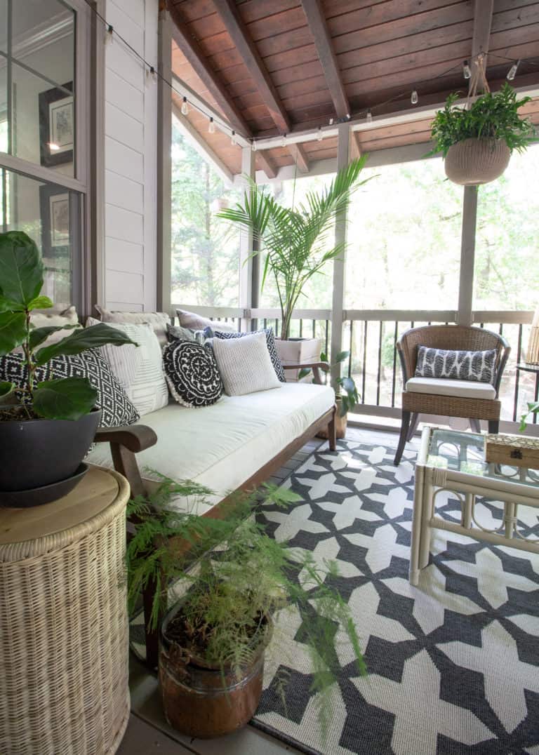 9 Essentials for a Stylish, Cozy Porch or Patio - Deeply Southern Home