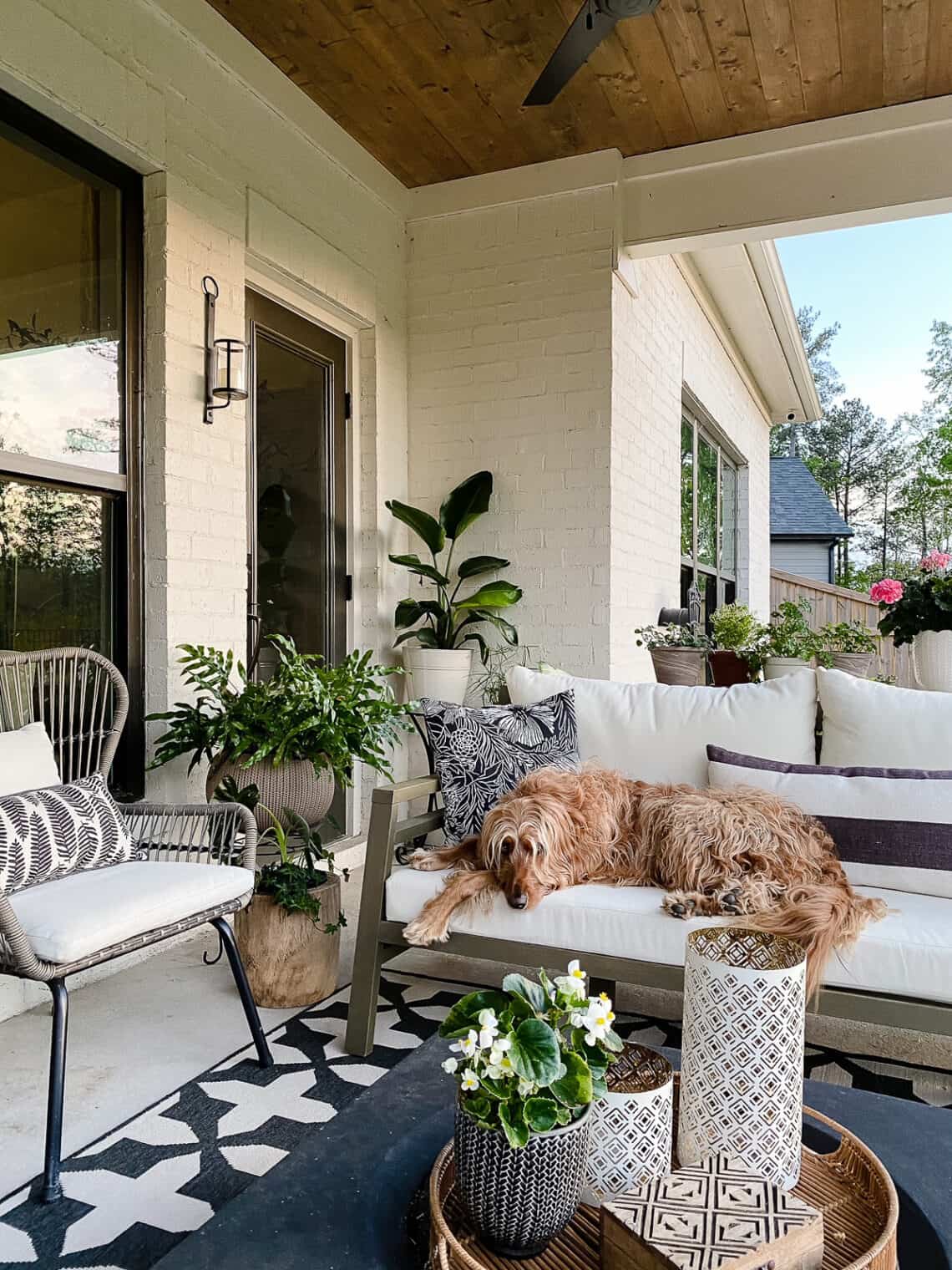 9 Essentials for a Stylish, Cozy Porch or Patio - Deeply Southern Home