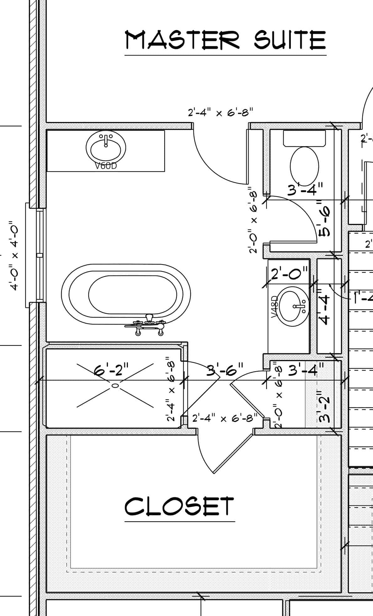 Lake Ridge Interior Design Plan, Master Bathroom Deeply Southern Home
