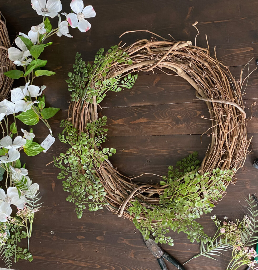 DIY Whimsical Spring Wreath - zevy joy