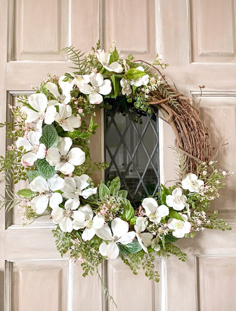 DIY Whimsical Spring Wreath - zevy joy
