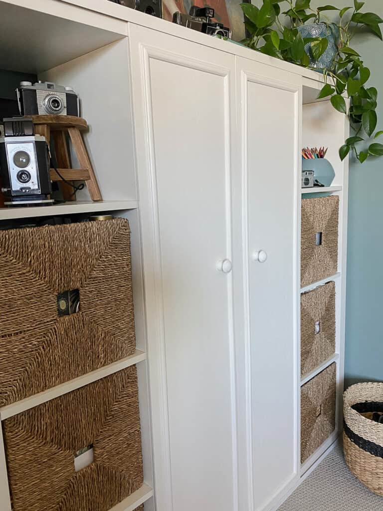 New Again: An Ikea Kallax Hack or How to add sliding doors to any ...