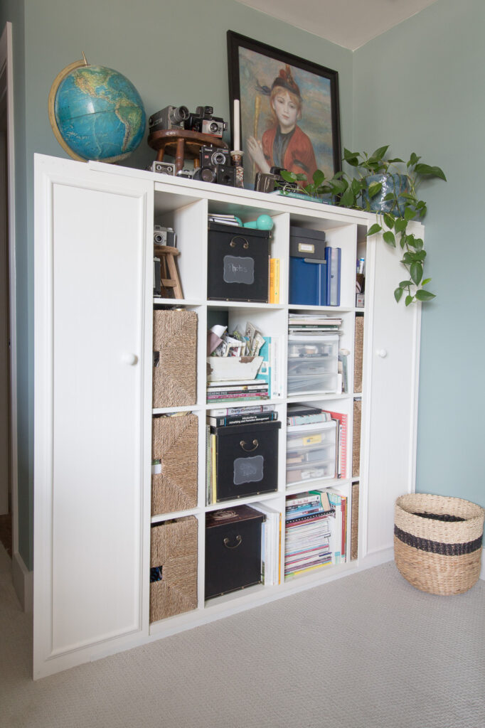 How to assemble Ikea bookshelf drawers - EXPEDIT KALLAX shelf 