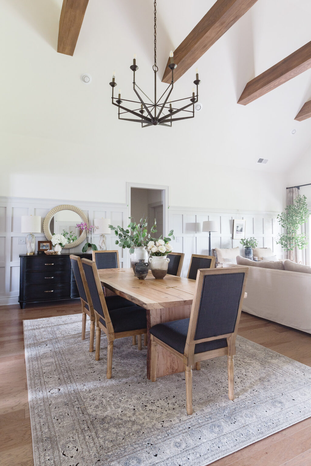 One Room Challenge Spring 2020 Open Living and Dining Room Reveal ...