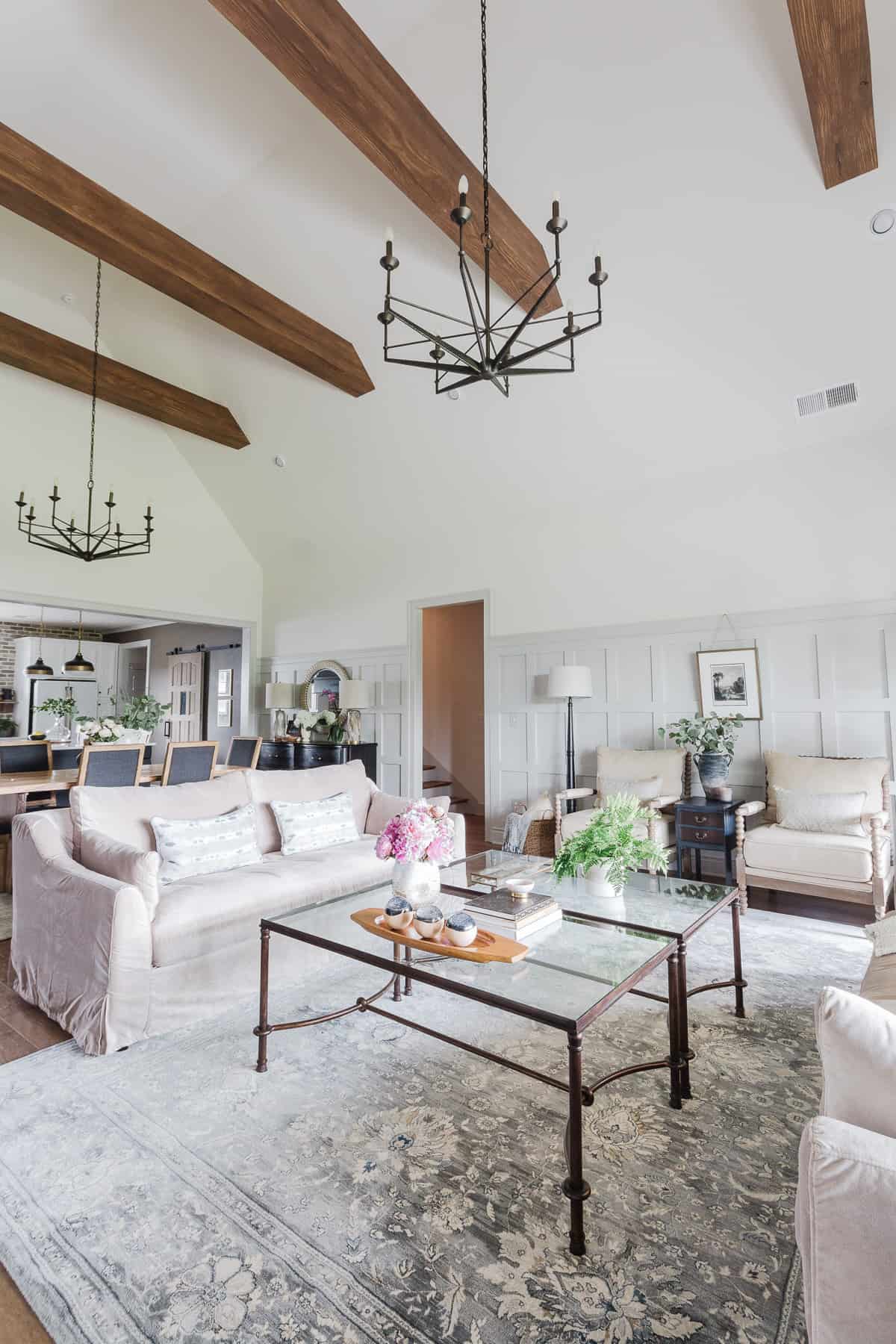 One Room Challenge Spring 2020 Open Living and Dining Room Reveal ...