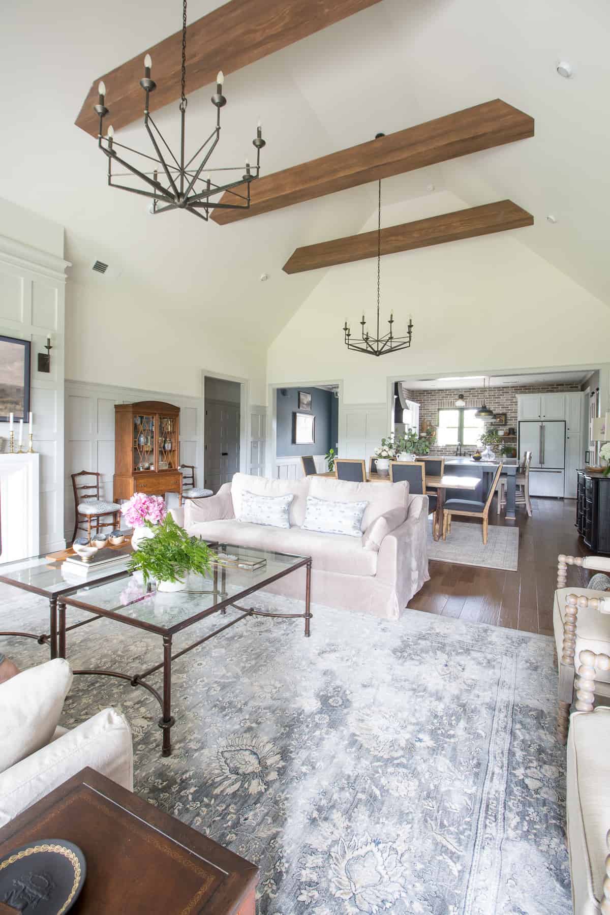 One Room Challenge Spring 2020 Open Living and Dining Room Reveal ...