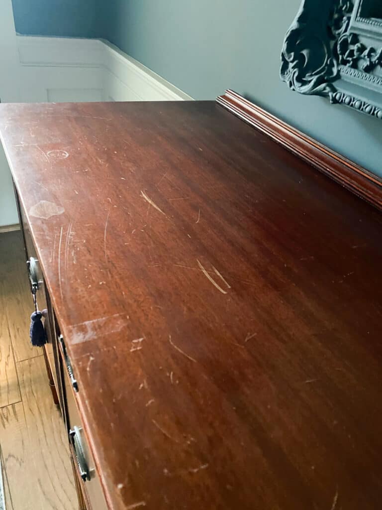 Restoring deals mahogany furniture