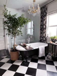 Simply Beautiful Bathtub Tray for a Tablet - Deeply Southern Home