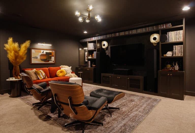 Listening Room Reveal for the One Room Challenge