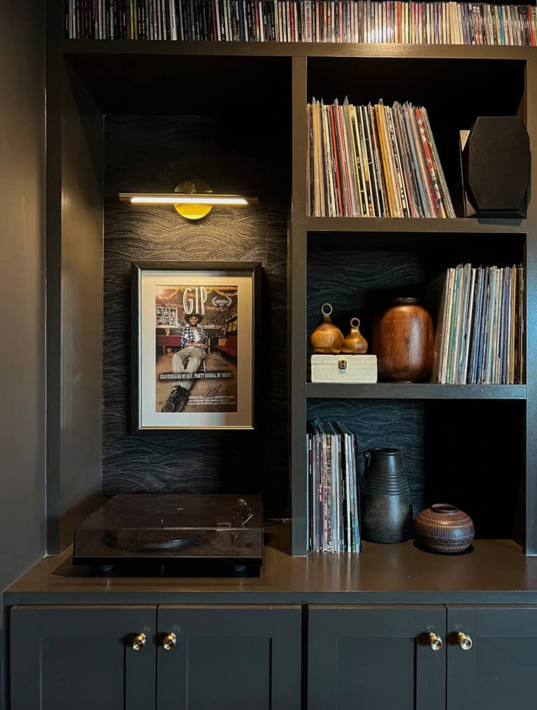 Listening Room Reveal for the One Room Challenge