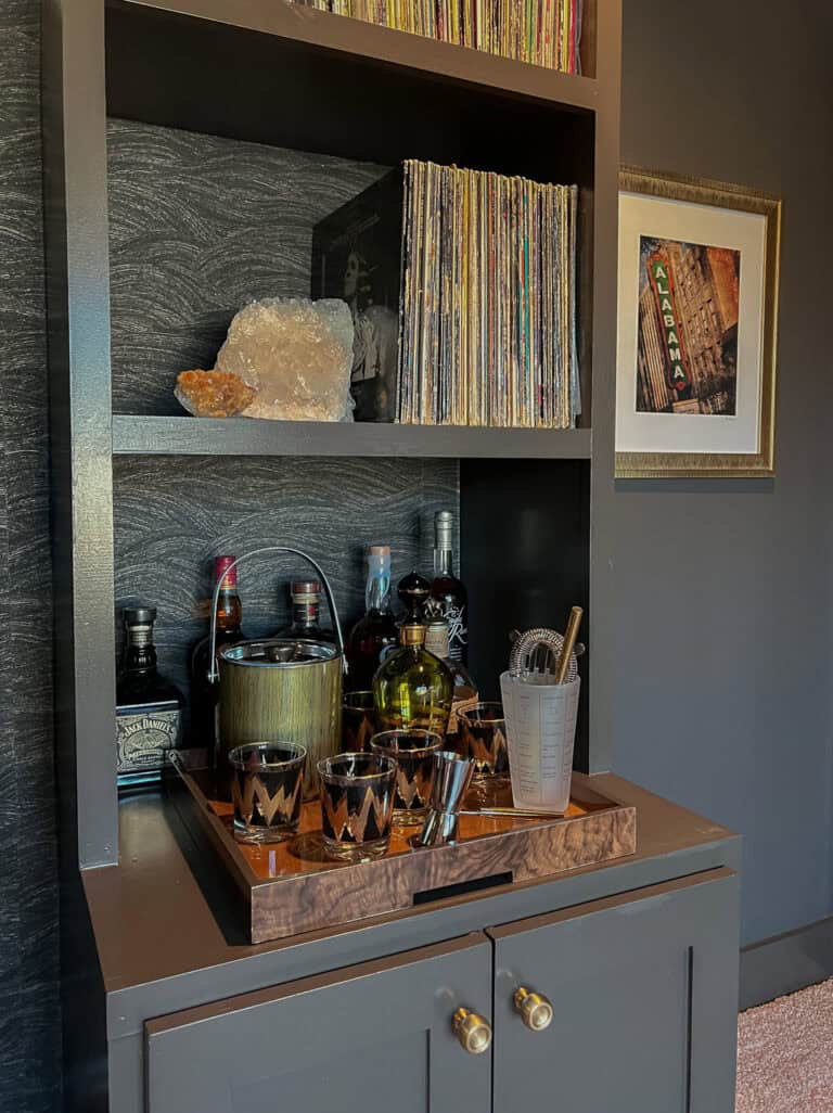 Listening Room Reveal for the One Room Challenge