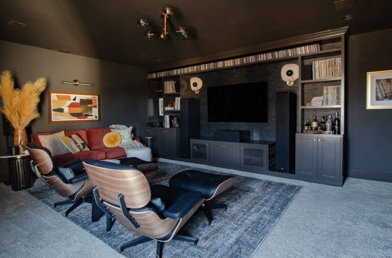 Listening Room Reveal for the One Room Challenge