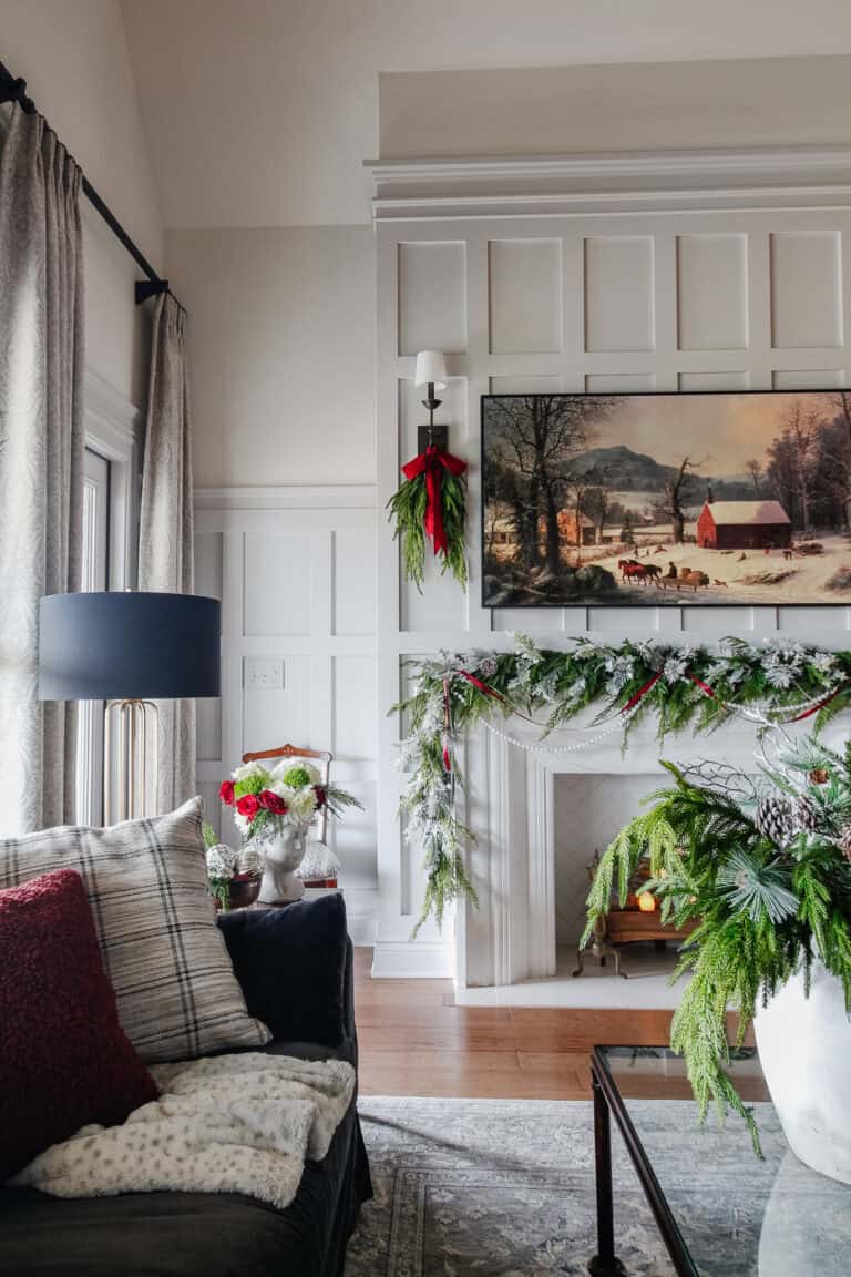 A Snowy, Silver Christmas Home Tour