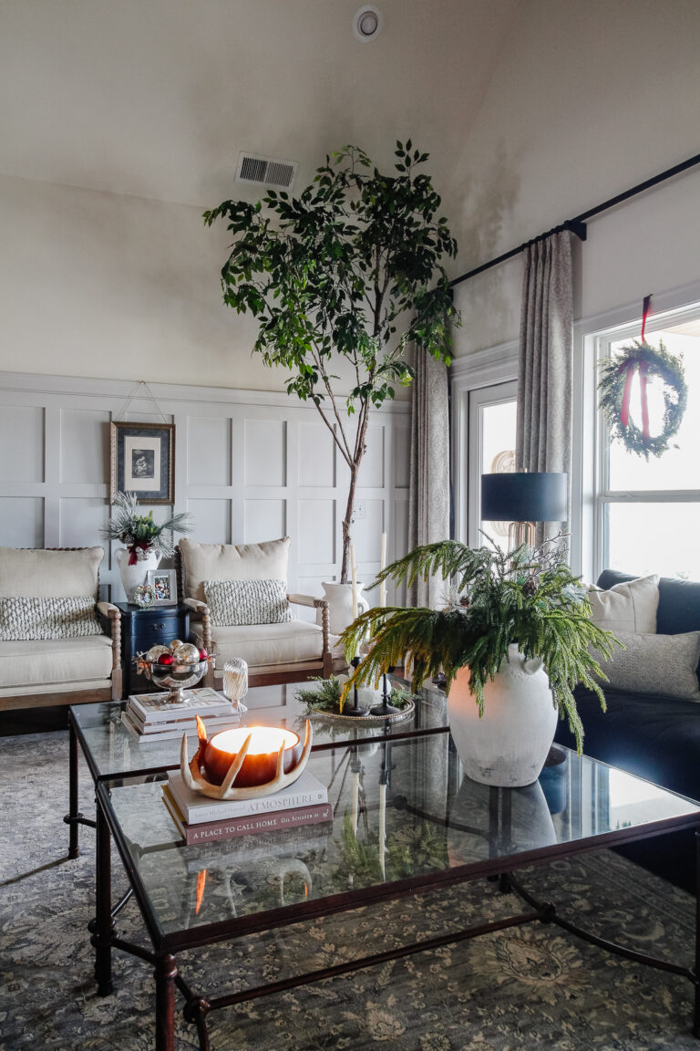 A Snowy, Silver Christmas Home Tour