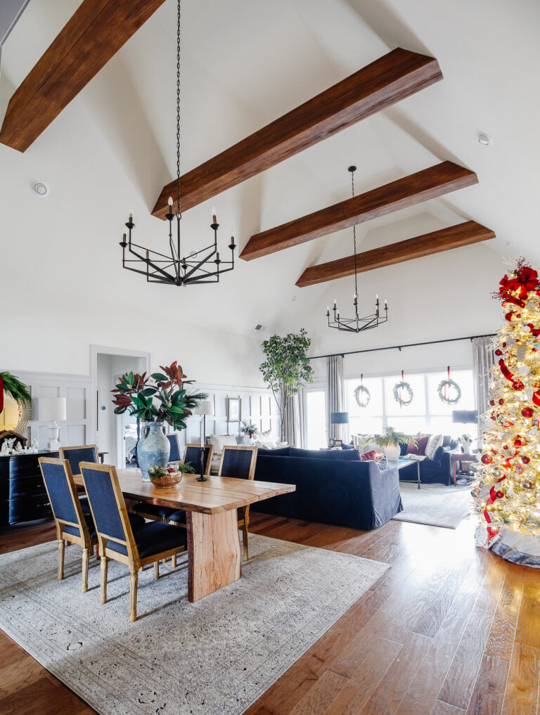 A Snowy, Silver Christmas Home Tour