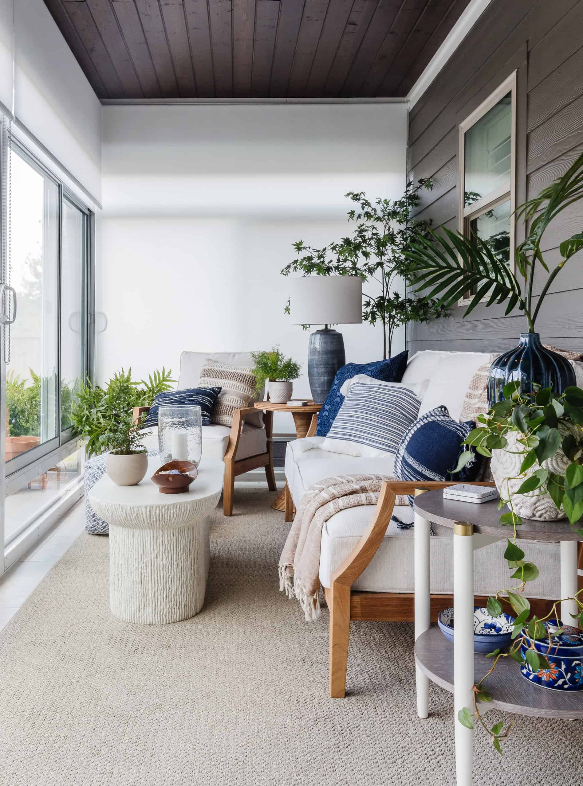 Client Hillside View Sunroom Deeply Southern Home